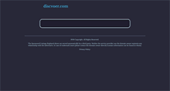 Desktop Screenshot of discvoer.com